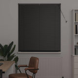 Venetian Blinds Height Adjustable Black 175 x 120 cm Aluminium 42006151