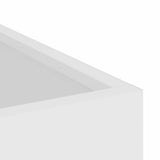 Garden Planter White 50 x 32 x 40 cm Cold-rolled Steel 876351
