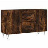 Sideboard Smoked Oak 100x36x60 cm Engineered Wood 828169