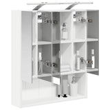 Bathroom Mirror Cabinet White 60 x 14.5 x 70 cm Engineered wood 889191