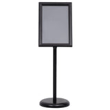 A3 Pedestal Poster Stand Black Aluminium Alloy 51206