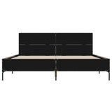 Bed Frame without Mattress Black 140x190 cm 3280032
