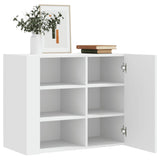 Wall Cabinet White 75x35x60 cm Engineered Wood 848423