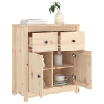 Sideboard 70x35x80 cm Solid Wood Pine 813749