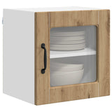 Wall Glass Cabinet PORTO Artisan Oak 40 x 31 x 40 cm 885203