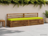 2-Piece Bench Cushions SOEST 2 pcs 100% Polyester Bright Green 949979
