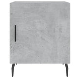 Bedside Cabinets 2 pcs Concrete Grey 40x40x50 cm Engineered Wood 827605