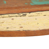 Round Table Top 40 cm 15-16 mm Solid Reclaimed Wood 286031