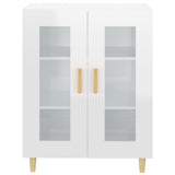 Sideboard High Gloss White 69.5x34x90 cm Engineered Wood 812120