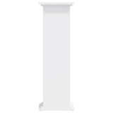 Plant Stand White 33x33x100 cm Engineered Wood 852978