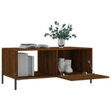 Coffee Table Brown Oak 90x50x40 cm Engineered Wood 829227