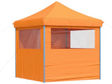 Party Tent Folding Orange 200 x 200 x 306 cm Oxford Fabric 42023540