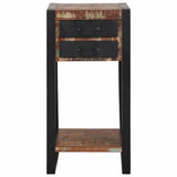 End Table Multicolour 40 x 40 x 80 cm Solid Reclaim Wood 4015988