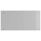 Kitchen Backsplash 2 pcs Light Grey 80 x 40 cm Tempered Glass 3415449