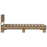 Bed Frame with Headboard Artisan Oak 80 x 200 cm 8009088