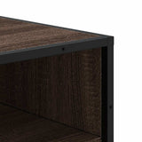 Shoe Rack Brown Oak 48x38x97.5 cm Engineered Wood 849208