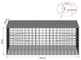 Gabion with 3.5 mm Wire and 5x5 cm Mesh 100x100x50 cm 3462404