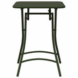 Bistro Table Dark Green 55 x 55 x 72.5 cm Powder-coated Steel 42002943