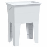 Laundry Tub White 59x41x75 cm Resin 4002799
