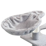 ZNTS Cat Tree with Sisal Scratching Posts 150 cm Grey 170485
