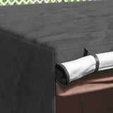 Outdoor Swing Cover Black 250 x 250 x 160 cm 420D Oxford Fbric 4105925