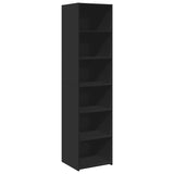 Highboard Black 45x41x185 cm Engineered Wood 3281674