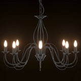 Adjustable Chandelier E14 Metal Black 78 x 101 cm 42053779