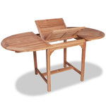 ZNTS B-ware 7 Piece Outdoor Dining Set Solid Teak 41998