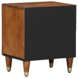 Bedside Cabinet with Door 2 pcs Honey Brown 40 x 33 x 46 cm 4018733