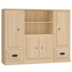 Highboards 3 pcs Sonoma Oak Engineered Wood 3185314