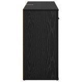 Sideboard Black Oak 100 x 30 x 59.5 cm Engineered Wood 881149