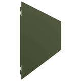 Lawn Edgings 30 pcs Olive Green 20x103 cm Cold-rolled Steel 860163