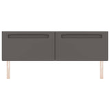 LED Headboard Grey 180 cm Faux Leather 42007311