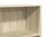 Bookcase Sonoma Oak 60x24x176 cm Engineered Wood 857823