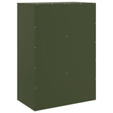 Highboard Olive Green 67x39x95 cm Steel 841809