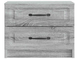Bedside Cabinet Grey Sonoma 43 x 34.5 x 44.5 cm Engineered Wood 895687
