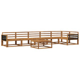 Outdoor Sofa Set 7 pcs Natural Solid Acacia Wood 3382622