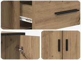 Sideboard Artisan Oak 92 x 35 x 76 cm Engineered Wood 3446631