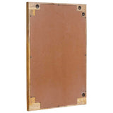 Bathroom Mirror Brown 50 x 2.5 x 70 cm Solid Mango Wood 4018075