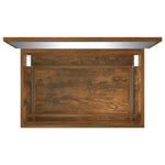 ZNTS 2 Piece Bathroom Furniture Set Smoked Oak Engineered Wood 815735