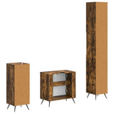 3 Piece Bathroom Cabinet Set BREDA Engineered Wood 3417887