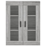 Highboard Grey Sonoma 69.5x34x180 cm Engineered Wood 3198607