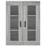Highboard Grey Sonoma 69.5x34x180 cm Engineered Wood 3198607