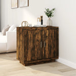 ZNTS Sideboard Smoked Oak 80x40x75 cm Engineered Wood 817234