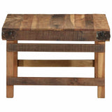 Coffee Table Brown 60 x 55 x 40 cm Solid reclaimed wood 4019622