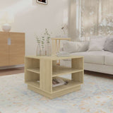 Coffee Table Sonoma Oak 55x55x43 cm Engineered Wood 810292