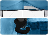 Family Tent Blue 450 x 400 x 265 cm Polyester and Steel 42028600