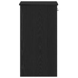 Desk with Drawer Black Oak 80 x 40 x 75 cm Engineered Wood 862480