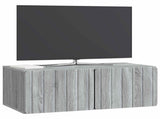 Wall-Mounted TV Cabinet Grey Sonoma 78.5 x 41 x 30 cm 898351