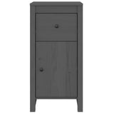 Sideboards 2 pcs Grey 40x35x80 cm Solid Wood Pine 813759